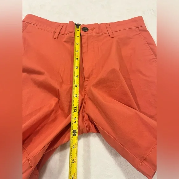 Goodfellow & Co Men’s 28 Every Wear Cotton Shorts - 7" Inseam - Orange - Picture 7 of 8
